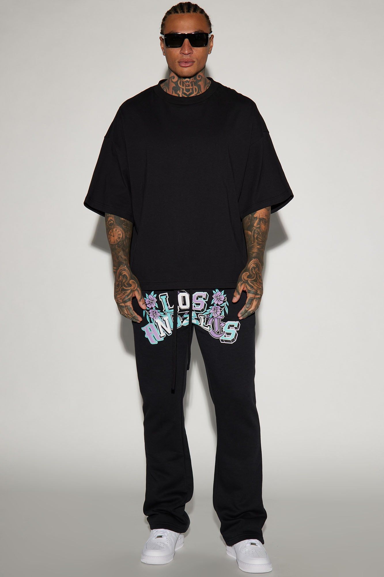 Boxy Cropped Heavyweight Short Sleeve Tee - Black sold by Fashion Nova product image thumbnail 2