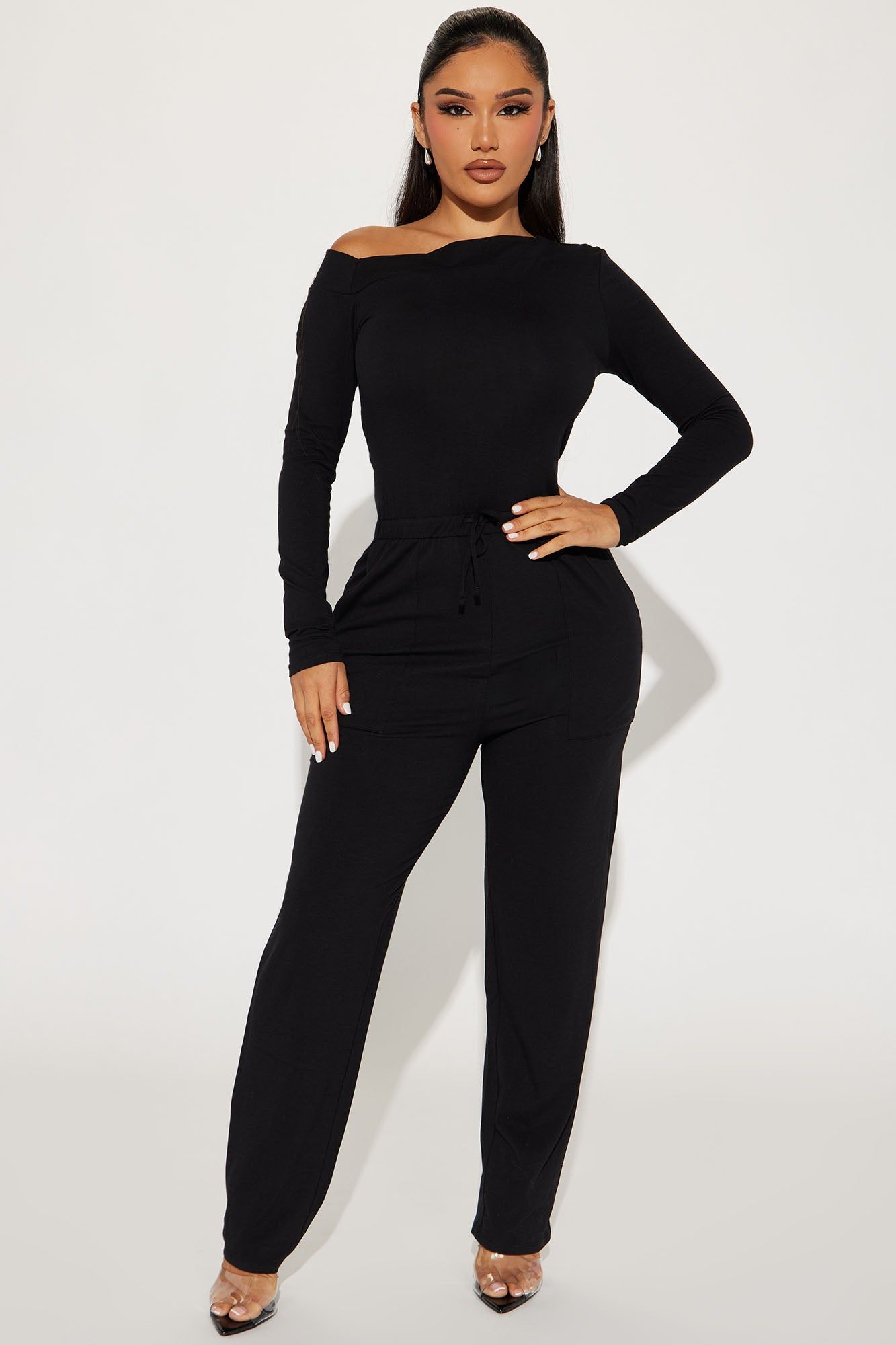 Switching Looks Jumpsuit - Black sold by Fashion Nova