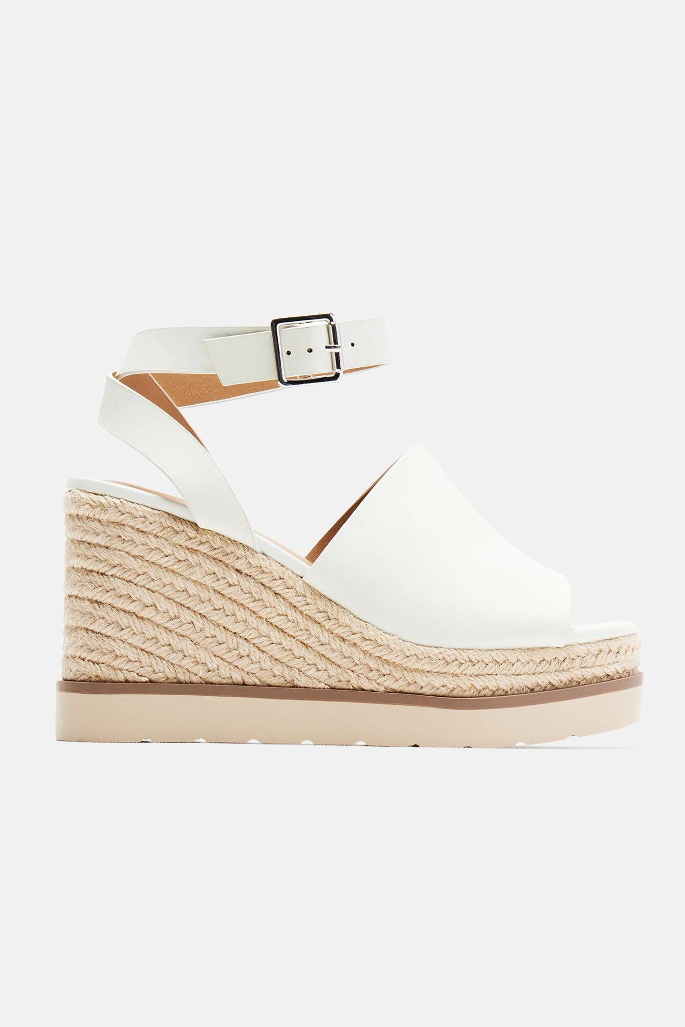 Just Being Me Wedges - Off White sold by Fashion Nova product image thumbnail 3
