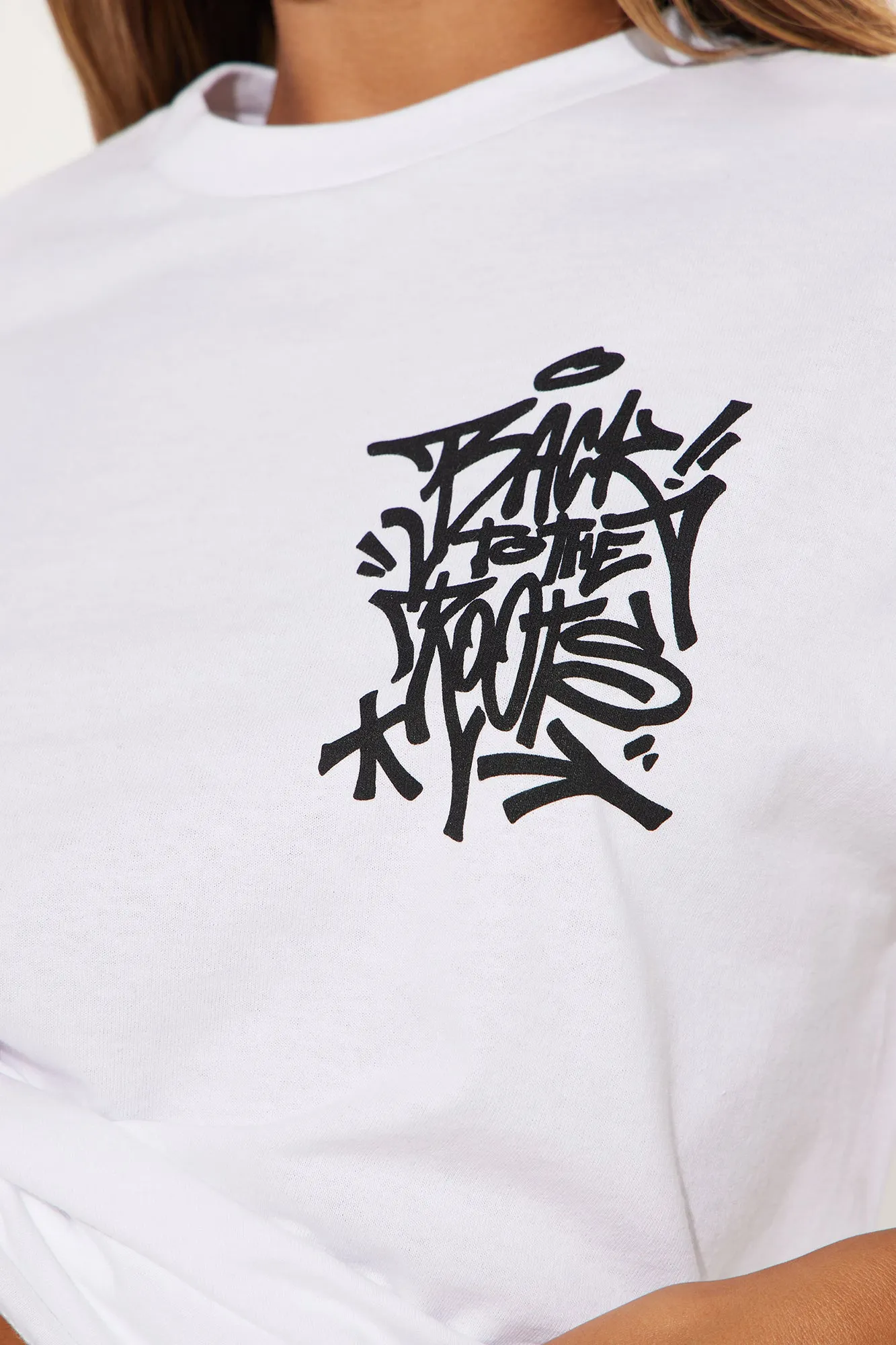 Back To The Roots Graphic Tee - White sold by Fashion Nova product image thumbnail 5