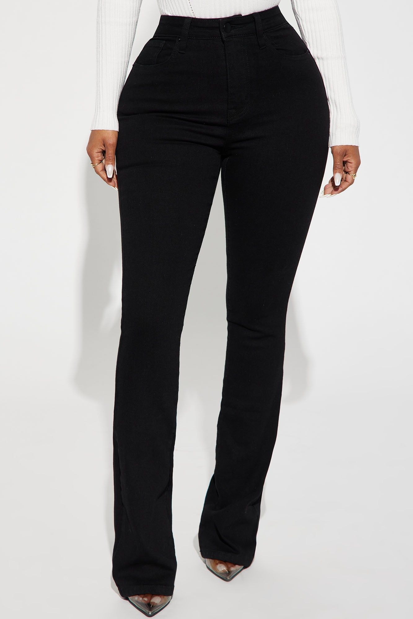 Harper High Rise Stretch Bootcut Jeans - Black sold by Fashion Nova product image thumbnail 2