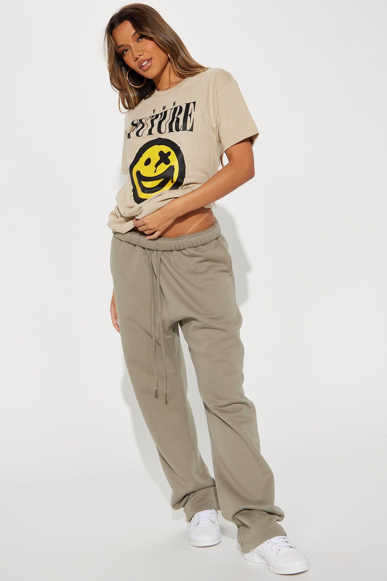 The Future Is Me Graphic Tee - Taupe sold by Fashion Nova product image thumbnail 2