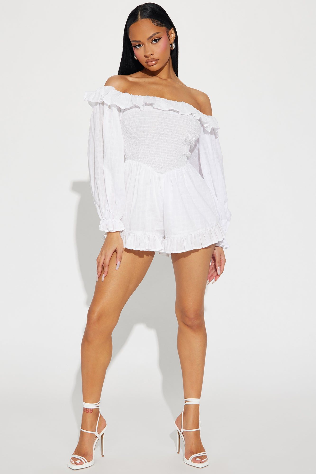In My Sweet Era Romper - White sold by Fashion Nova product image thumbnail 2