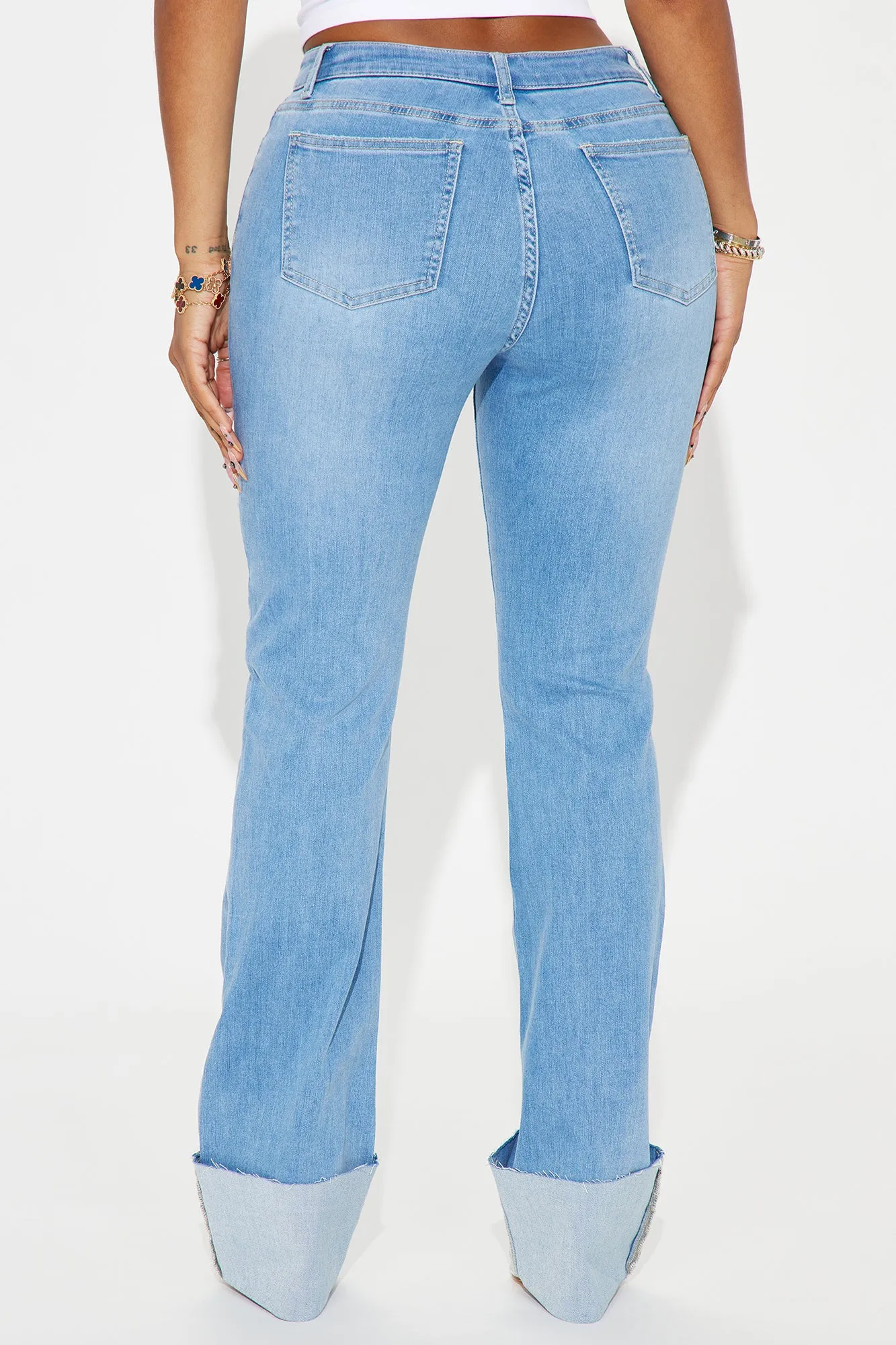 It's Cuffing Season Stretch Bootcut Jeans - Medium Wash sold by Fashion Nova product image thumbnail 3