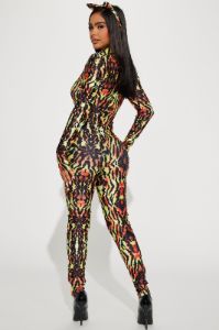 Wild Thing Tiger 2 Piece Costume Set - Brown/combo sold by Fashion Nova