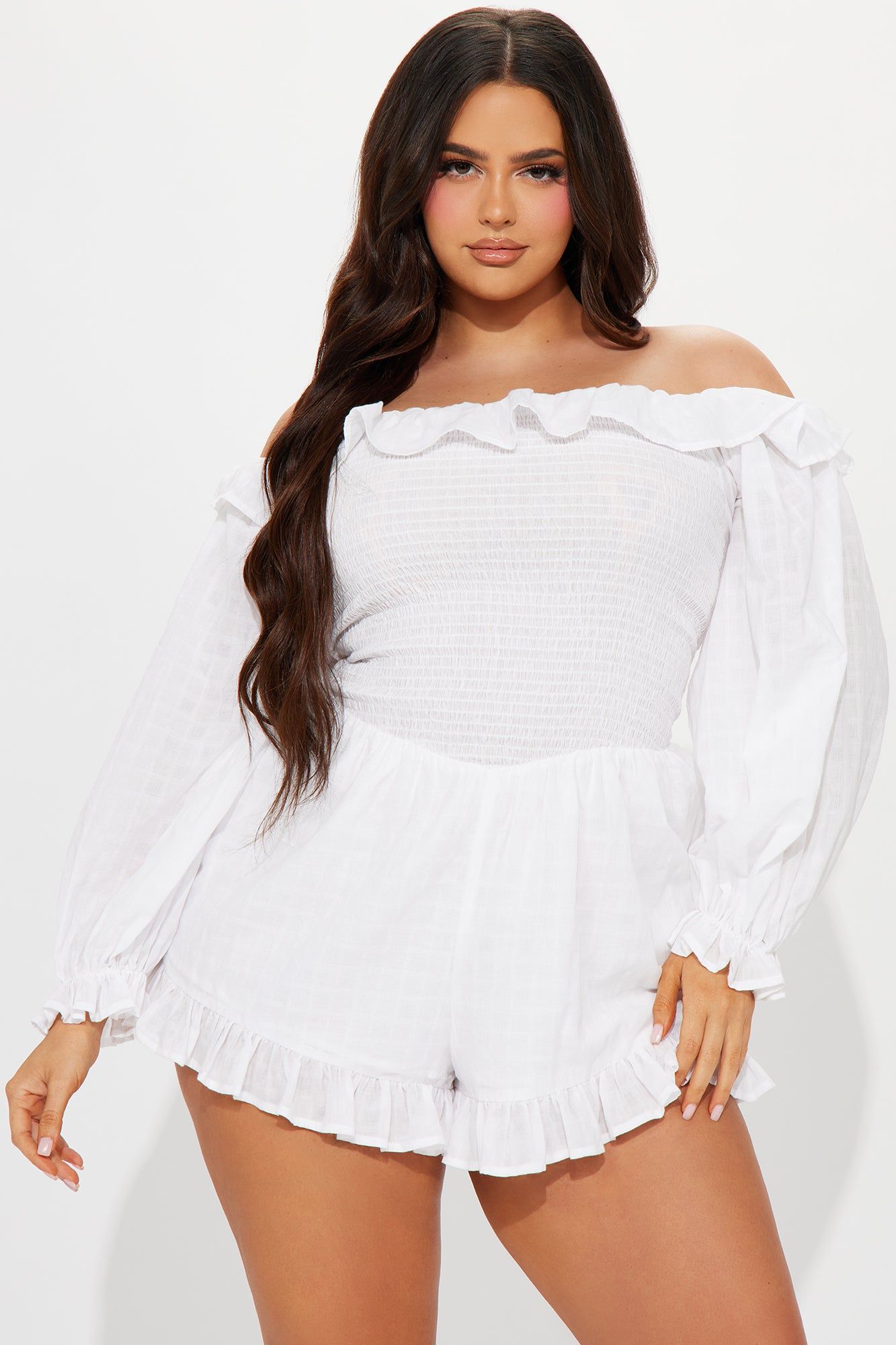 In My Sweet Era Romper - White sold by Fashion Nova product image thumbnail 5