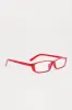 Beauty And Brains Blue Light Glasses - Red sold by Fashion Nova