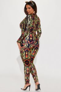Wild Thing Tiger 2 Piece Costume Set - Brown/combo sold by Fashion Nova