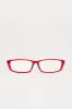 Beauty And Brains Blue Light Glasses - Red sold by Fashion Nova