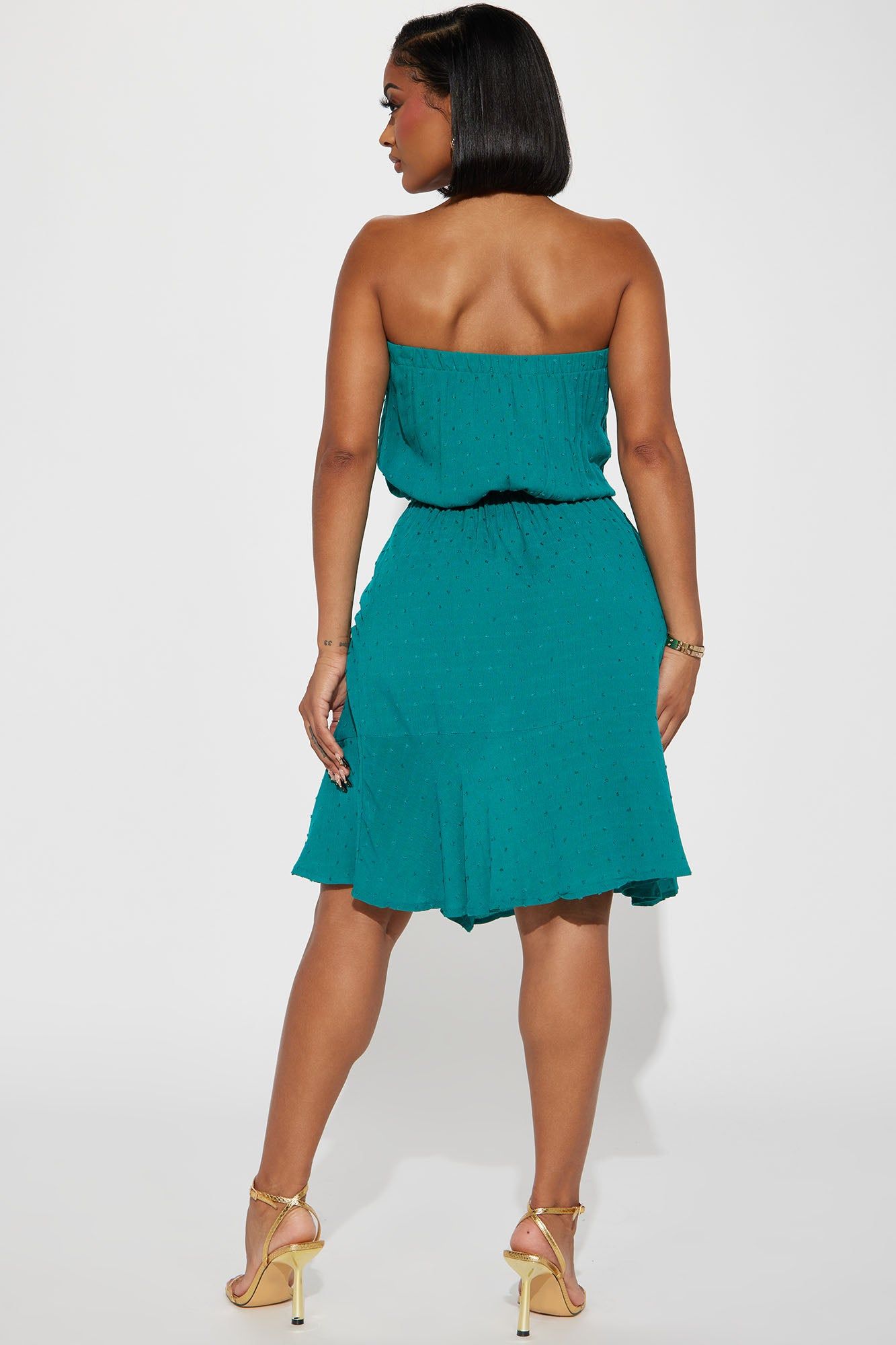 Jessica Gauze Midi Dress - Green sold by Fashion Nova product image thumbnail 3