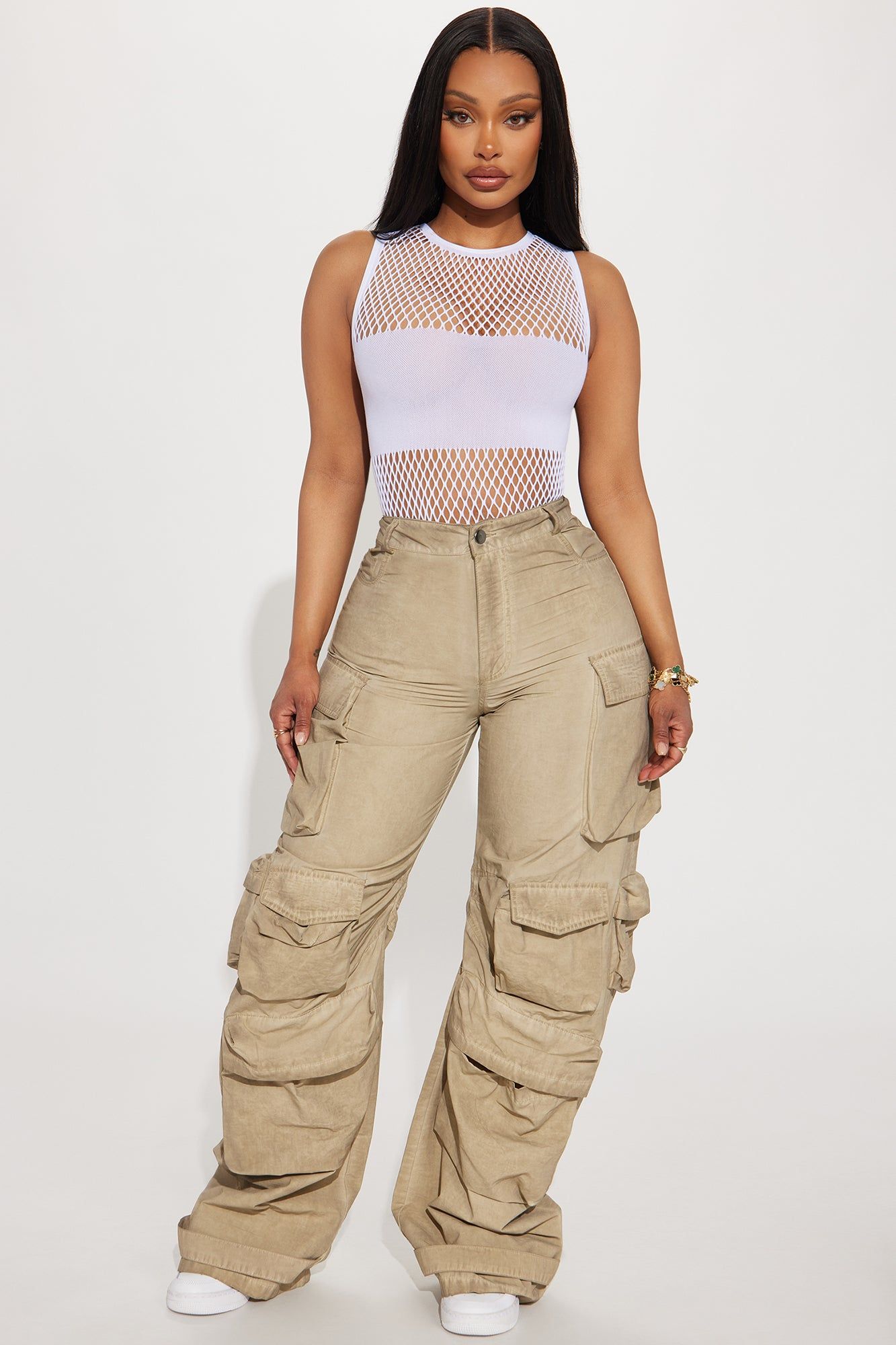 Slaying Hour Seamless Bodysuit - White sold by Fashion Nova product image thumbnail 2