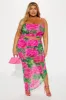 Sweet Blossom Mesh Skirt Set - Pink/combo sold by Fashion Nova