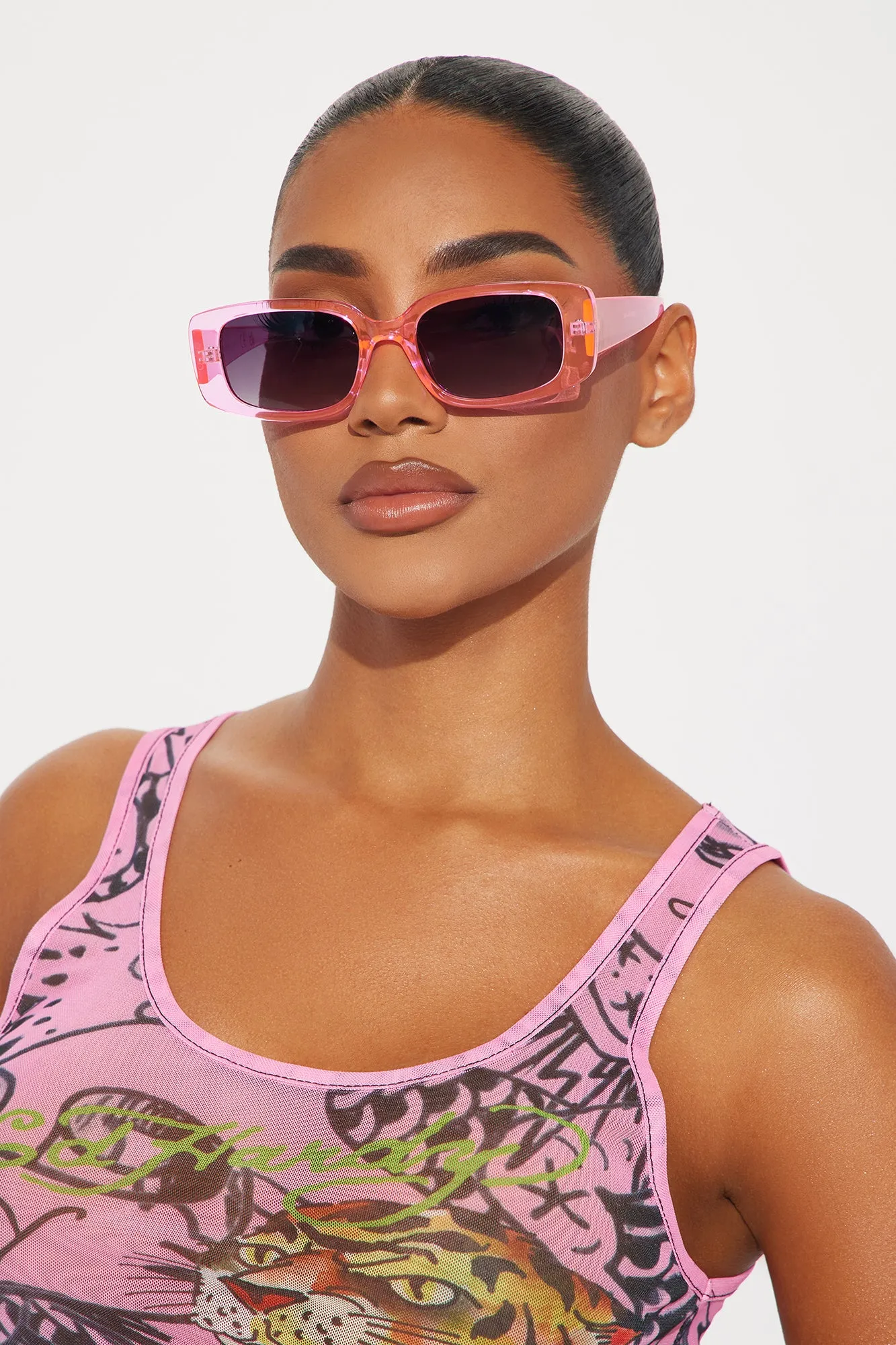 Pump The Pool Float Sunglasses - Pink sold by Fashion Nova