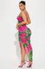 Sweet Blossom Mesh Skirt Set - Pink/combo sold by Fashion Nova