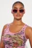 Pump The Pool Float Sunglasses - Pink sold by Fashion Nova