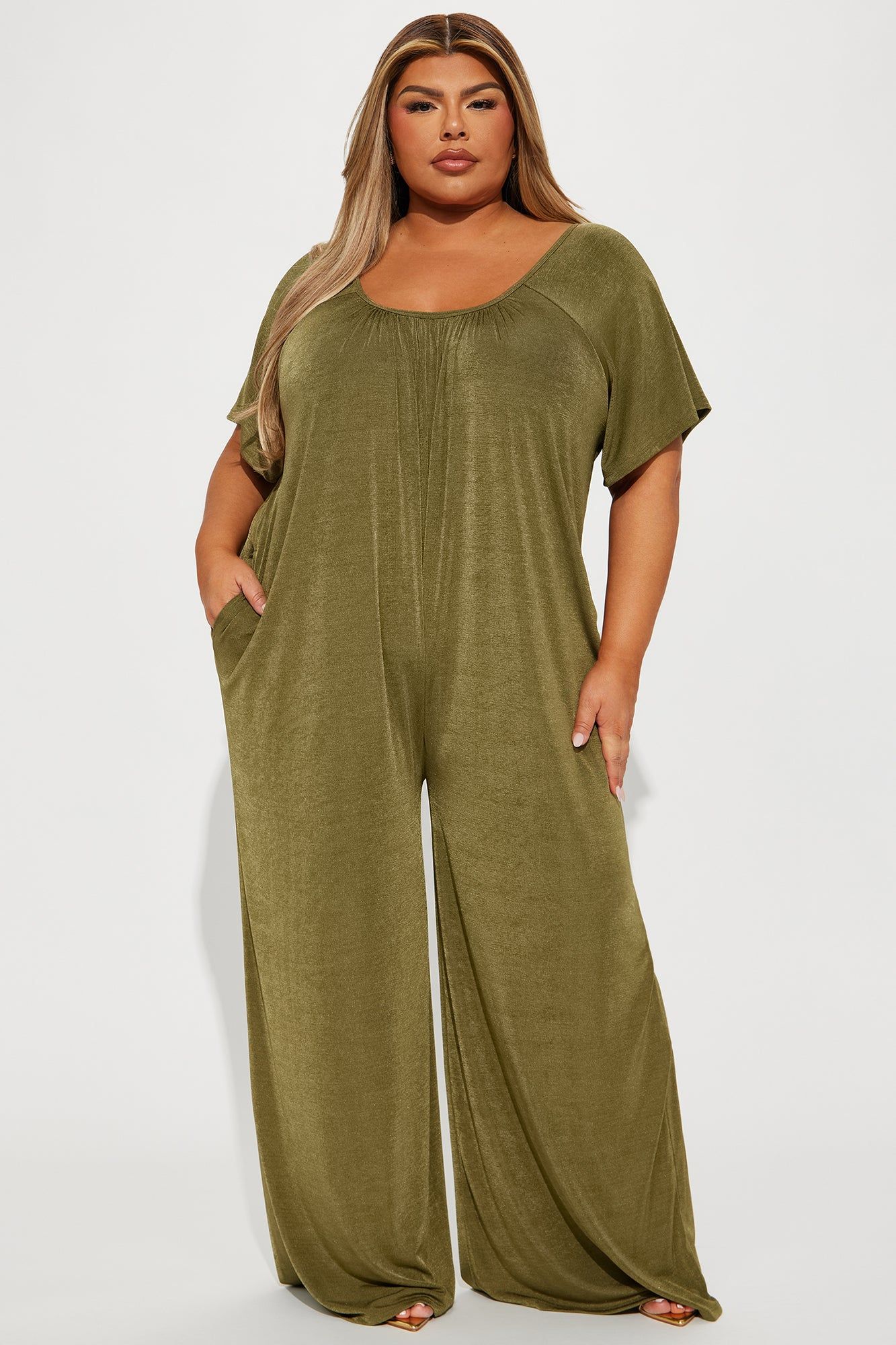 Follow The Rules Jumpsuit - Olive sold by Fashion Nova product image thumbnail 4