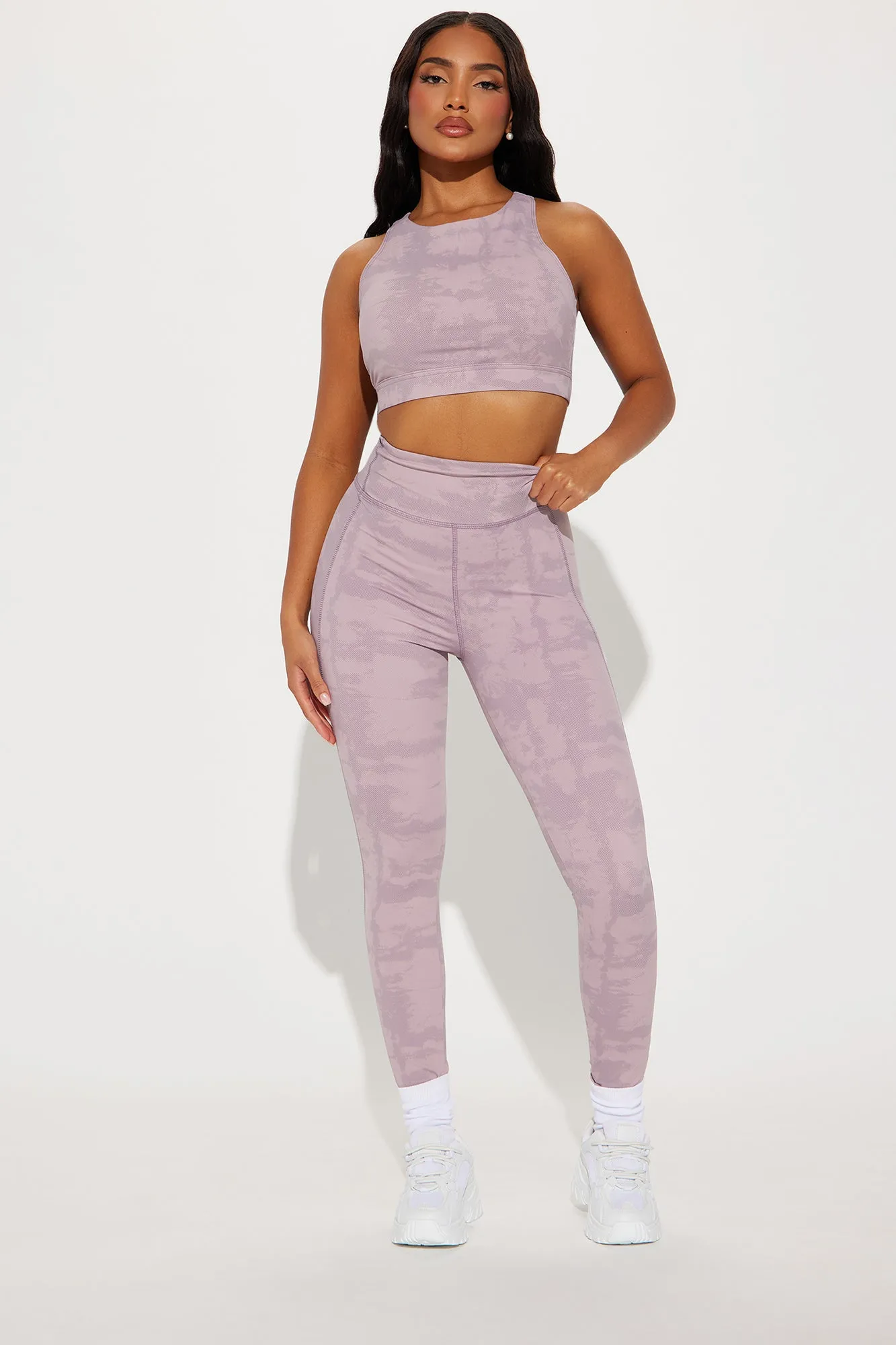 Sydney Active Set - Mauve/combo sold by Fashion Nova