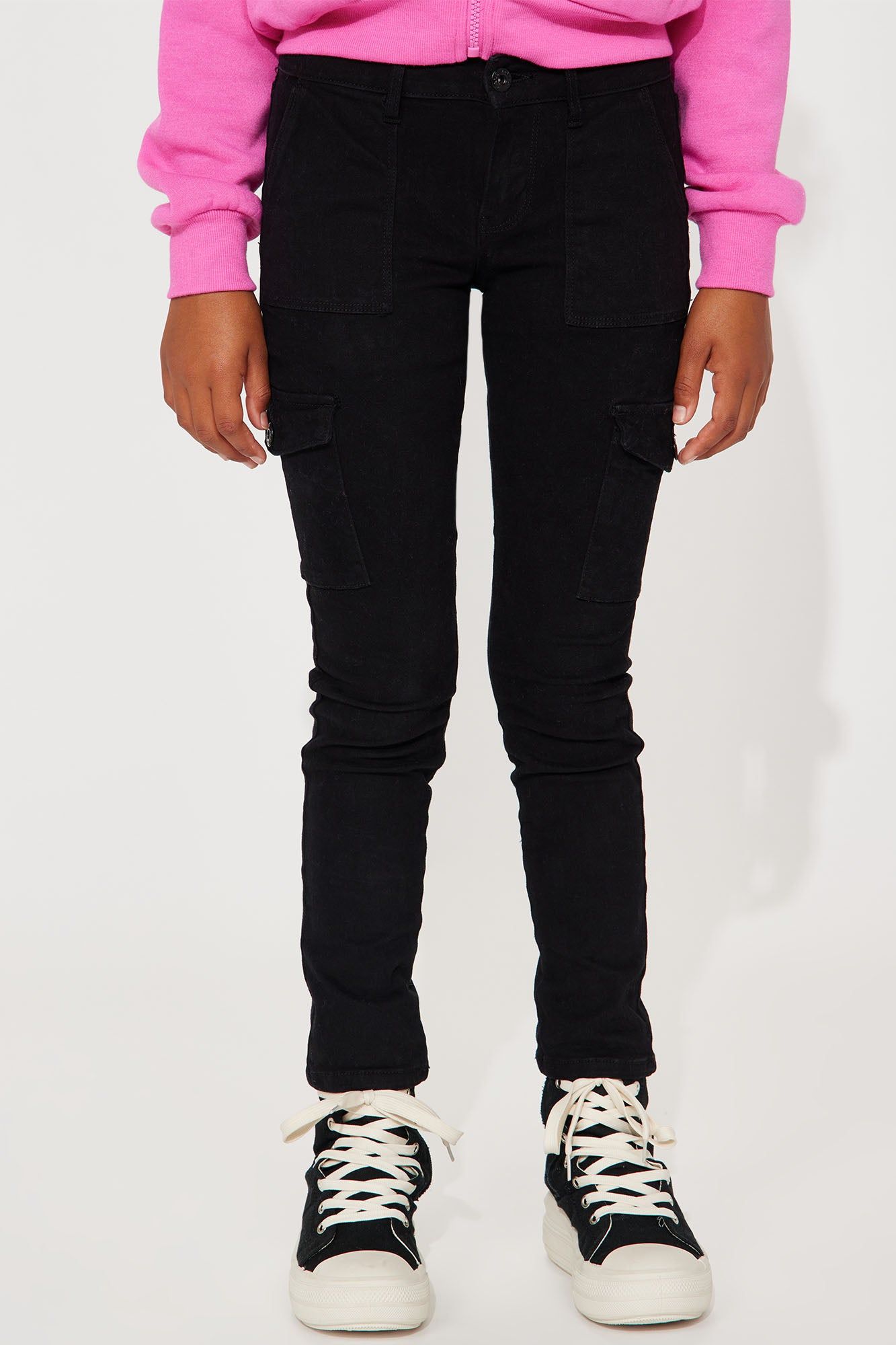 Mini Everyday Skinny Cargo Pant - Black sold by Fashion Nova product image thumbnail 2