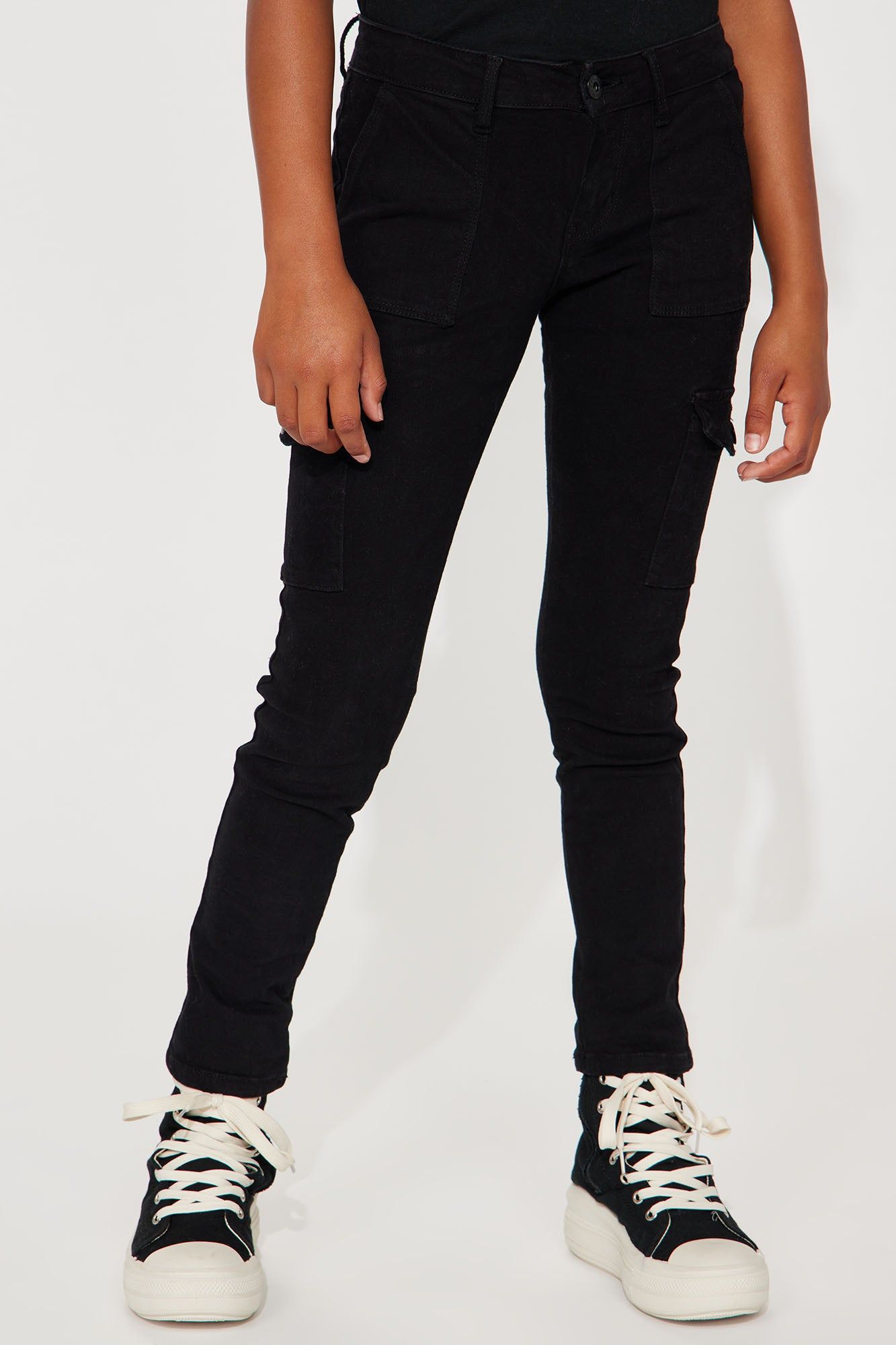 Mini Everyday Skinny Cargo Pant - Black sold by Fashion Nova product image thumbnail 3