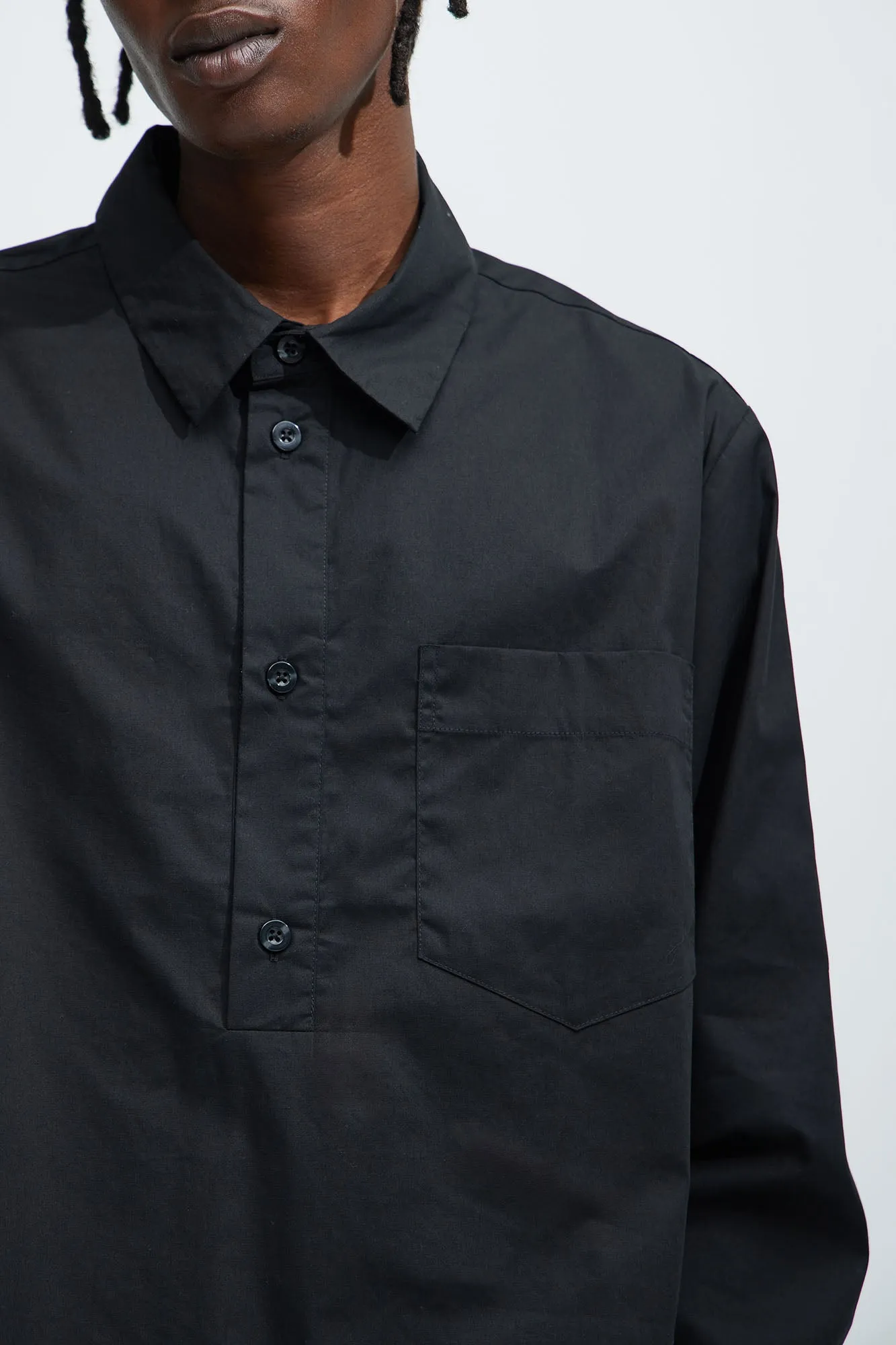 Quick Popover Shirt - Black sold by Fashion Nova product image thumbnail 3