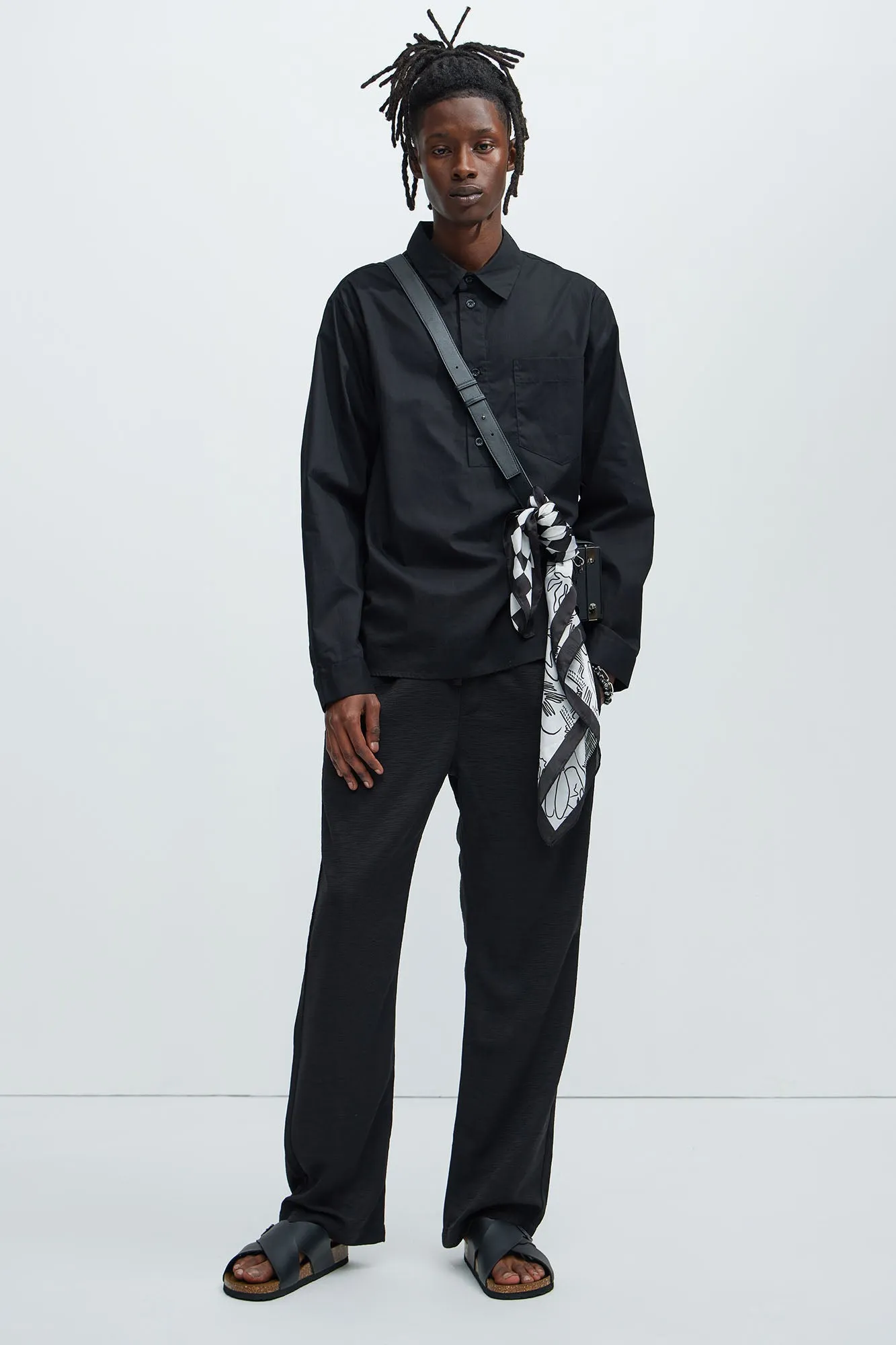 Quick Popover Shirt - Black sold by Fashion Nova product image thumbnail 2