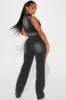 There's No Vacancy Denim Jumpsuit  - Black sold by Fashion Nova