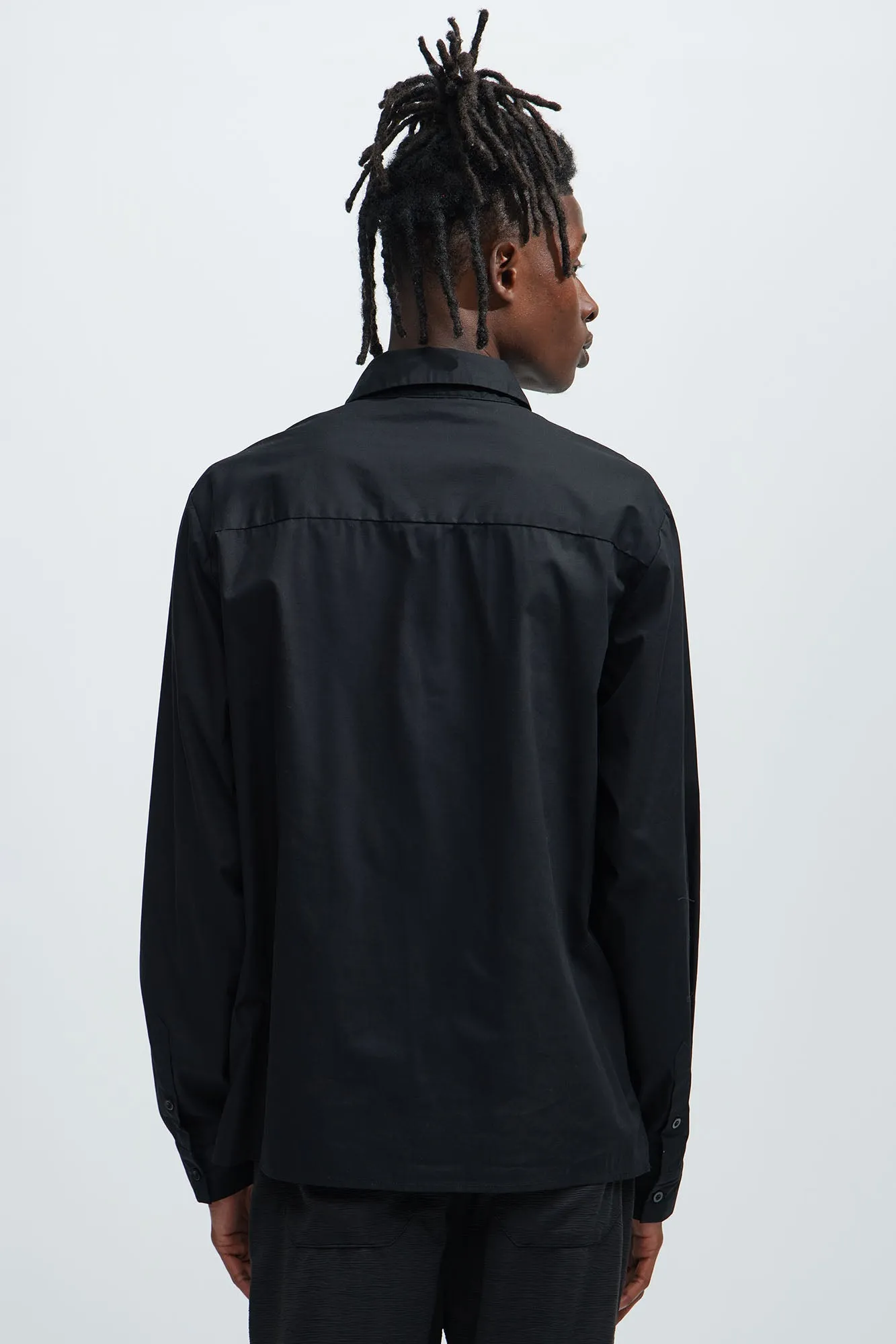 Quick Popover Shirt - Black sold by Fashion Nova product image thumbnail 4