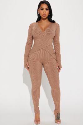 Camryn Snatched Pant Set - Nude sold by Fashion Nova