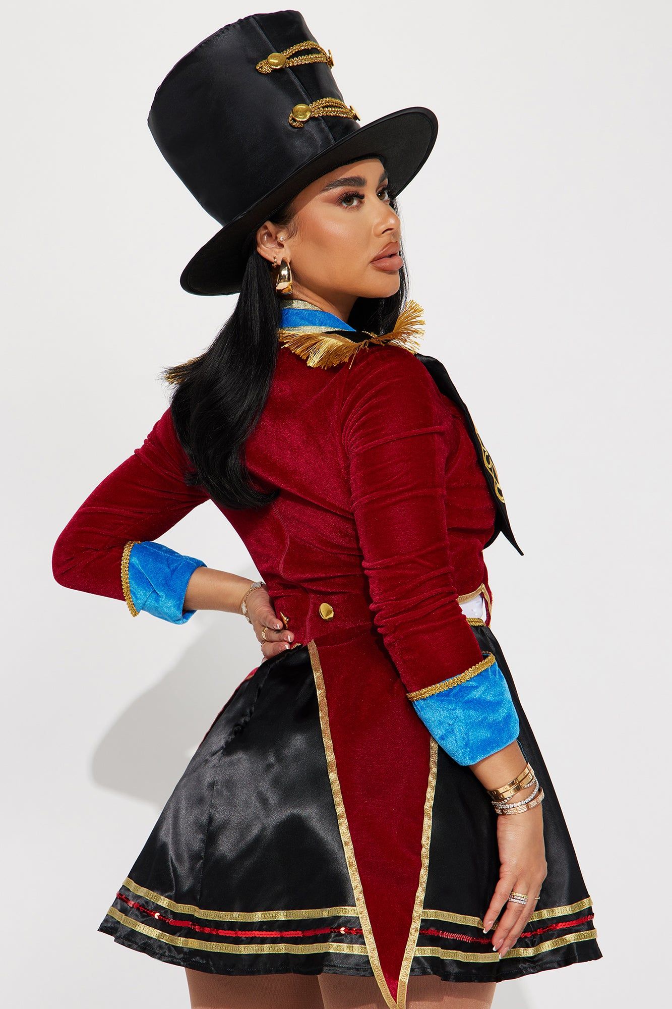 Sassy Ring Leader 2 Piece Costume Set - Black/Red sold by Fashion Nova product image thumbnail 3