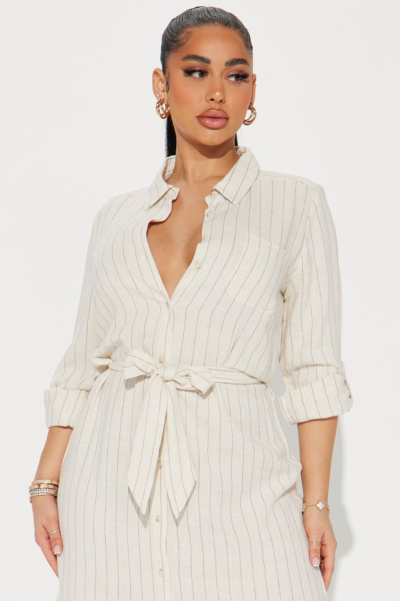 Easy Breezy Midi Dress - Beige sold by Fashion Nova product image thumbnail 2