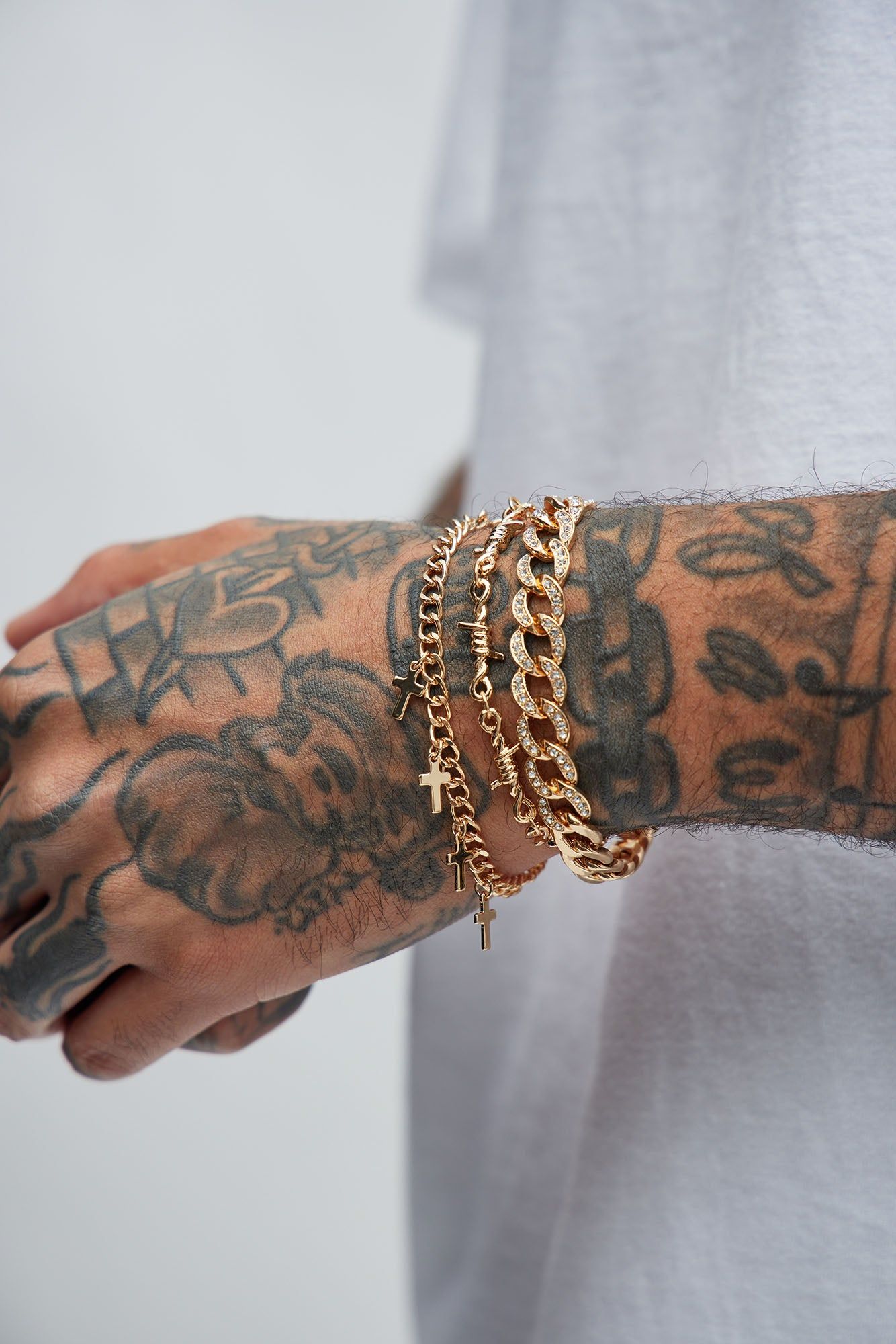 Massimo Bracelet Set - Gold sold by Fashion Nova