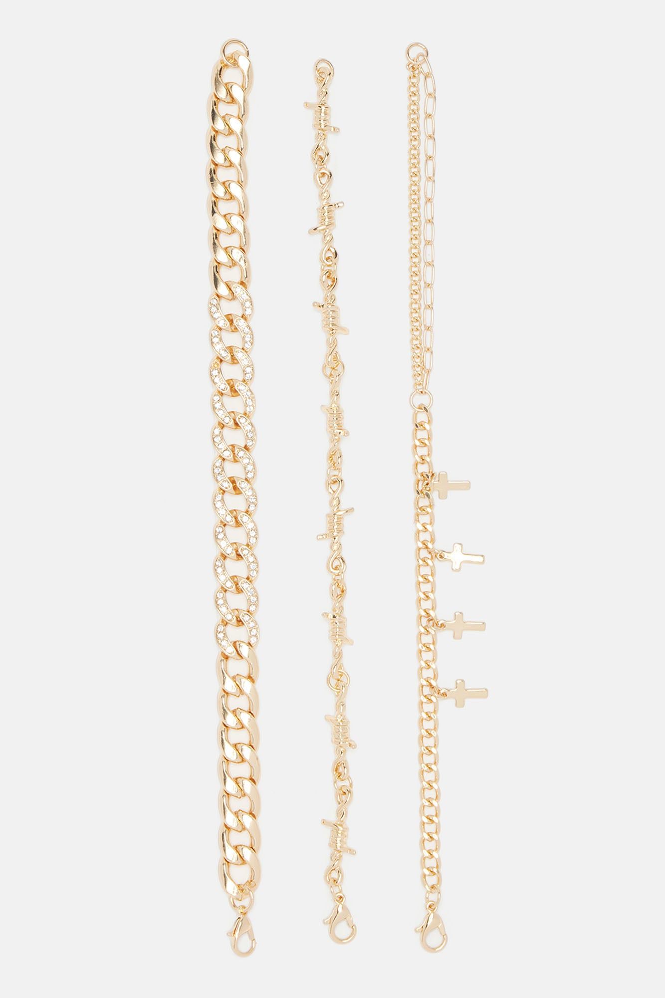 Massimo Bracelet Set - Gold sold by Fashion Nova product image thumbnail 3