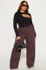 Campbell Cargo Pant - Chocolate sold by Fashion Nova