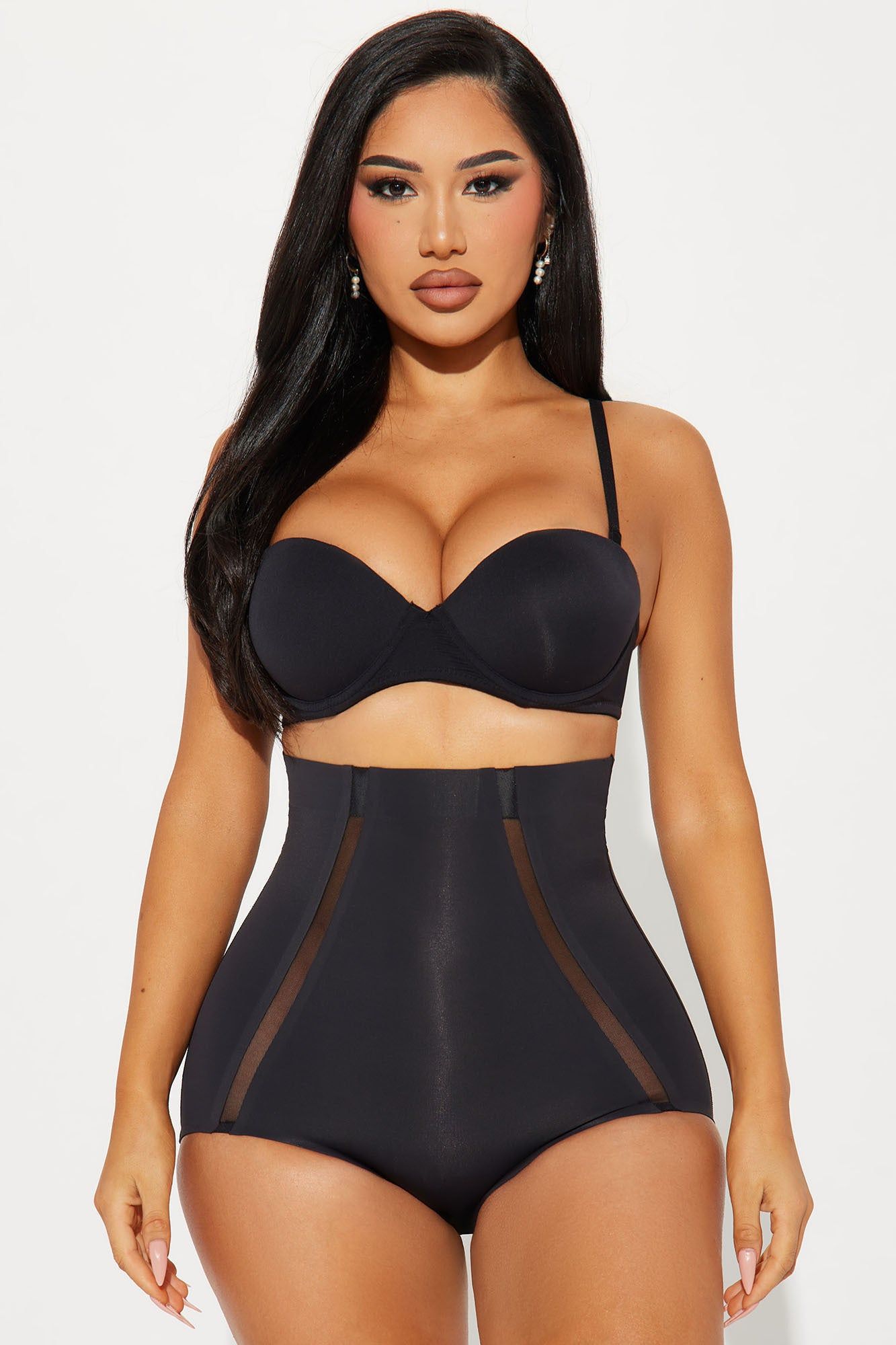 Keep Me Cinched High Waist Shapewear Panty - Black sold by Fashion Nova