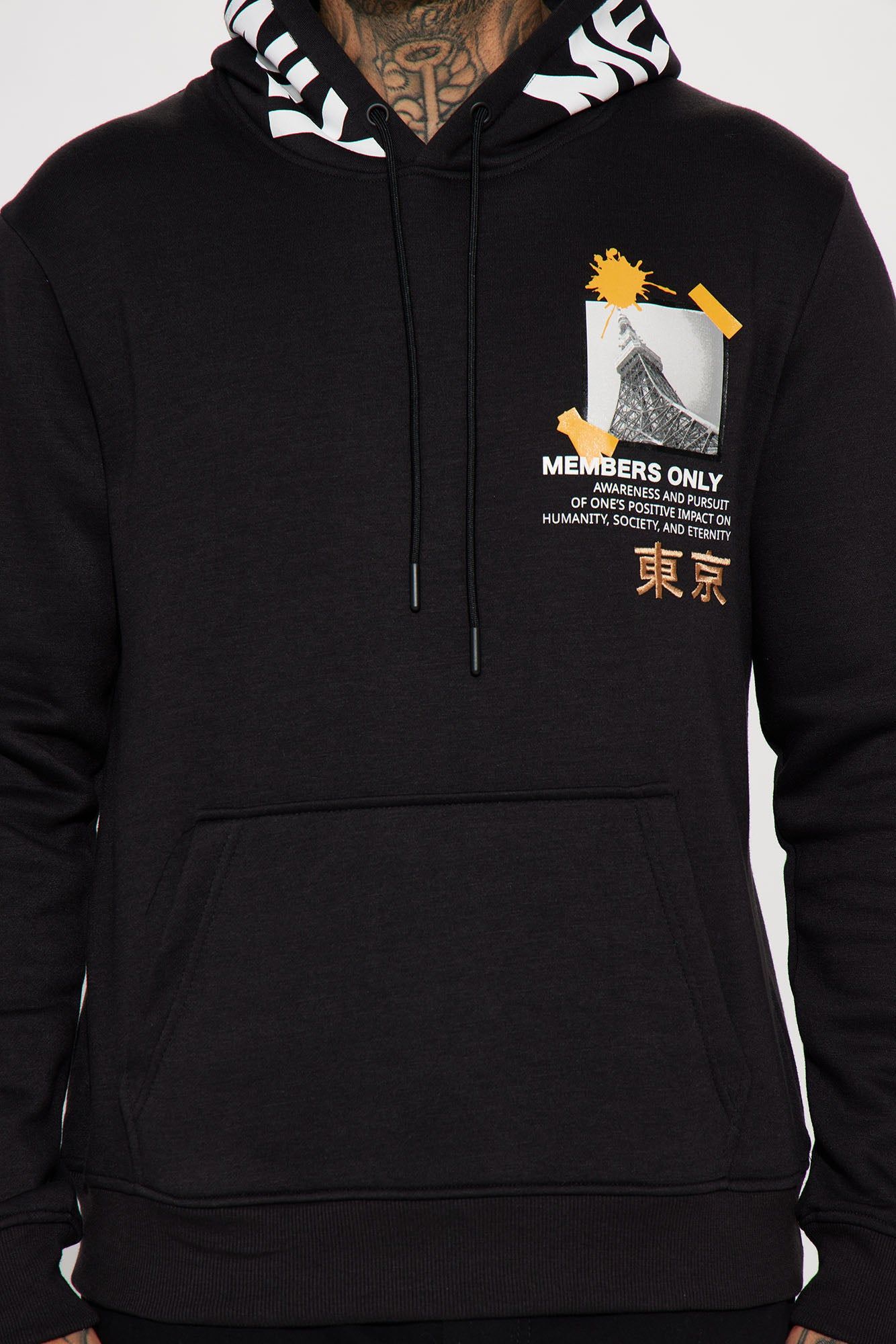 Paris Kanji Hoodie - Black sold by Fashion Nova product image thumbnail 4