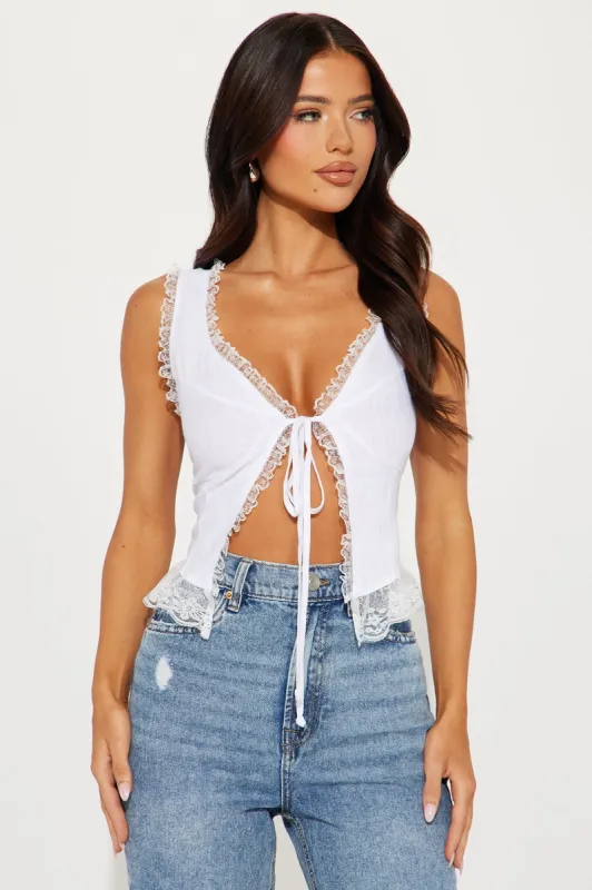Frolicking Through Top - White sold by Fashion Nova