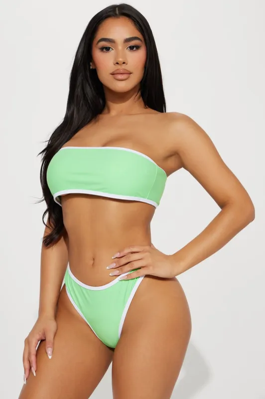 Myla 2 Piece Bikini - Green/combo sold by Fashion Nova