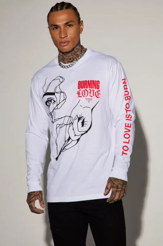 大人気!Jaded London★Burnout Handwritten Long SleeveTシャツ Burnout Handwritten Long Sleeve Tee | Parallel