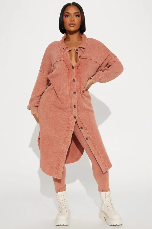 Cece Washed Legging Set - Rust sold by Fashion Nova