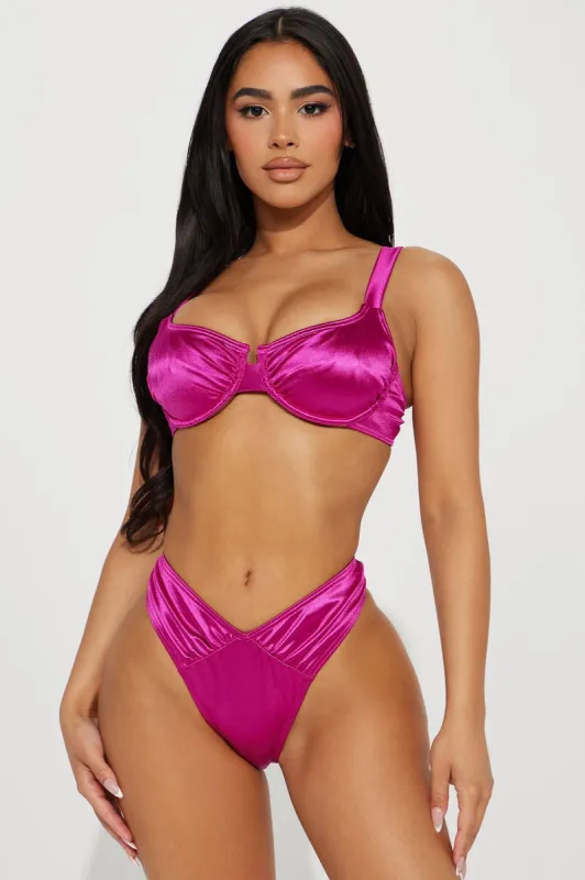 I Love Sun 2 Piece Bikini - Hot Pink sold by Fashion Nova