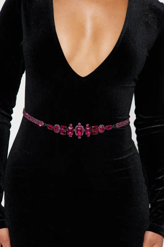 Bling It Out Belt - Pink sold by Fashion Nova