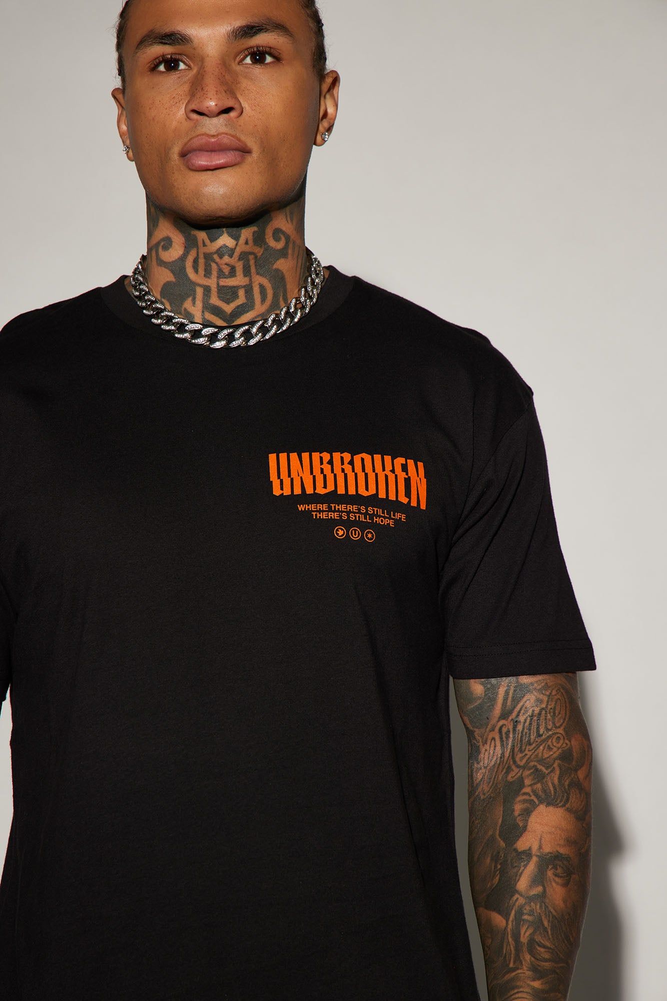 Unbroken And Free Short Sleeve Tee - Black sold by Fashion Nova product image thumbnail 3