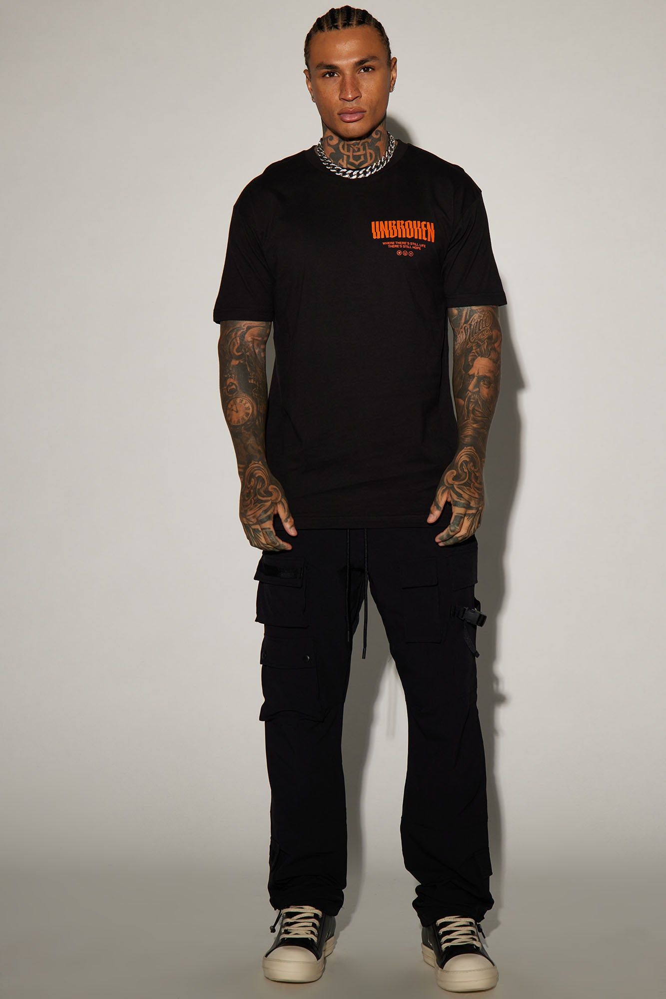 Unbroken And Free Short Sleeve Tee - Black sold by Fashion Nova product image thumbnail 2