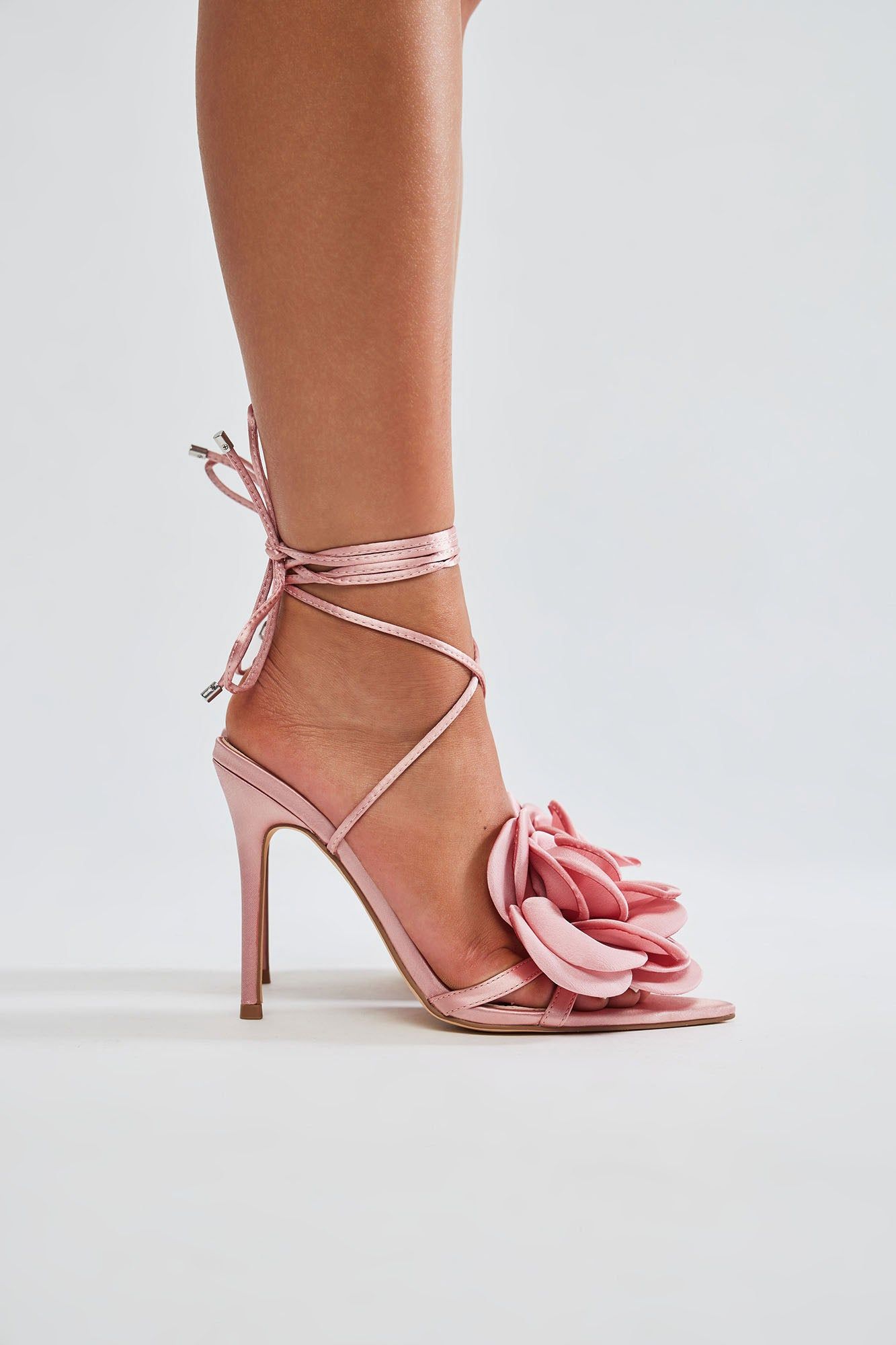 Love Is Blooming Heeled Sandals - Mauve sold by Fashion Nova