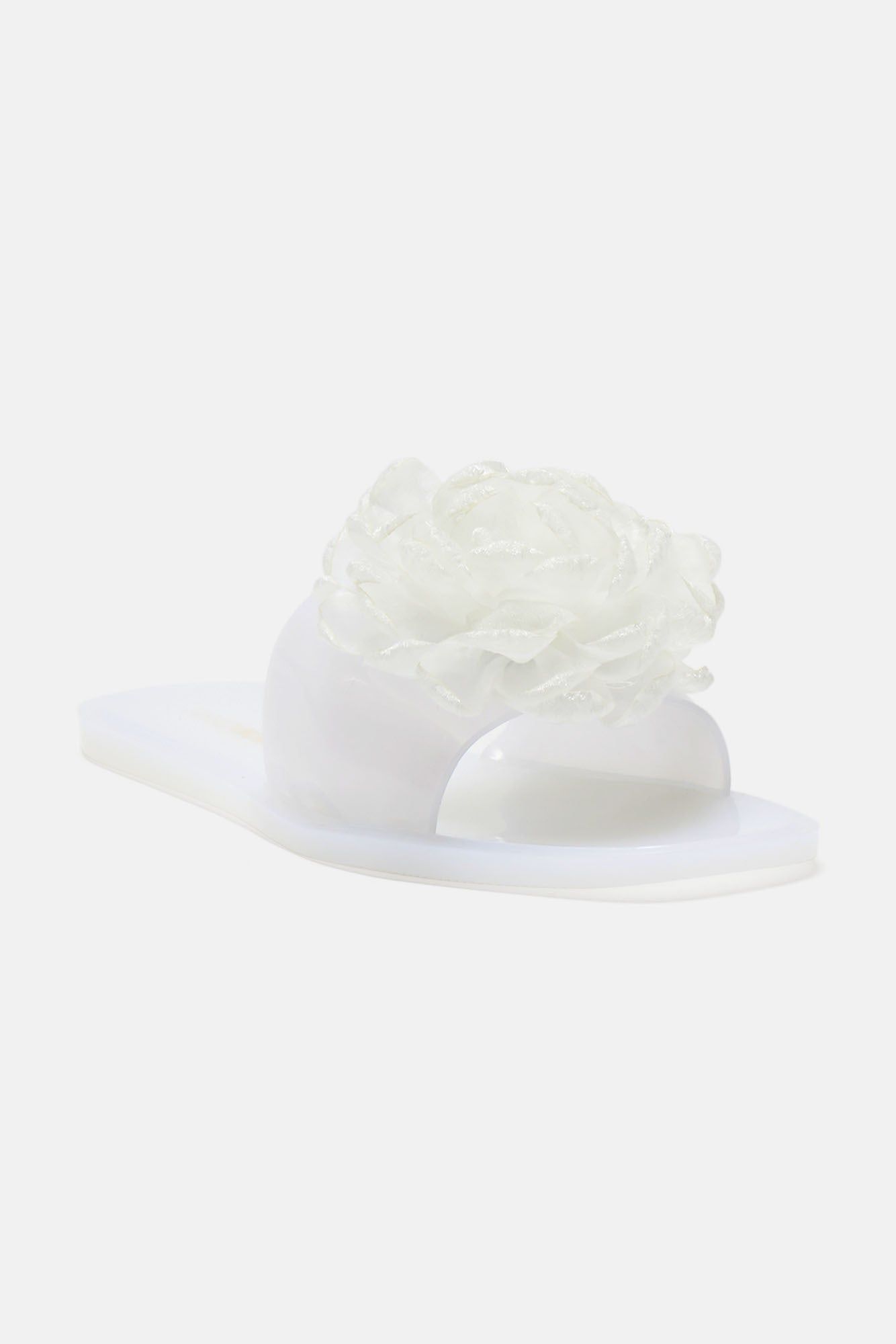 Pretty Lovely Floral Sandals - White sold by Fashion Nova product image thumbnail 3