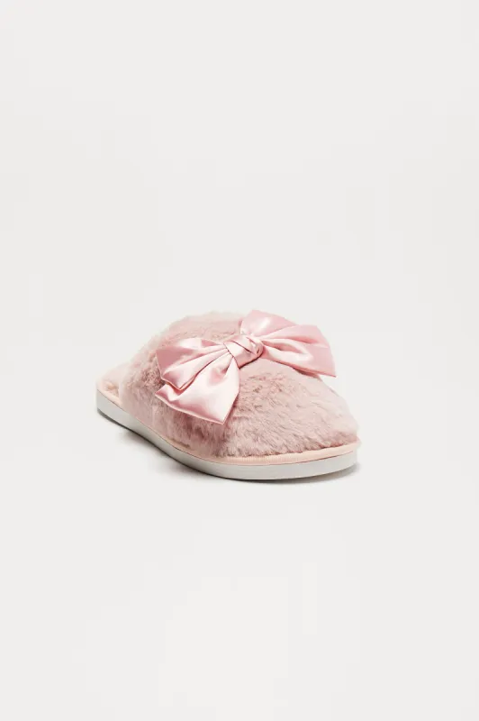 Cozied Up Together Slippers - Pink sold by Fashion Nova