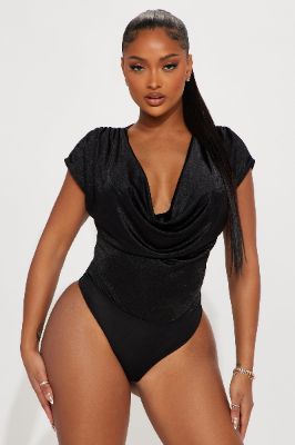 Everything Nice Bodysuit - Black made by Fashion Nova