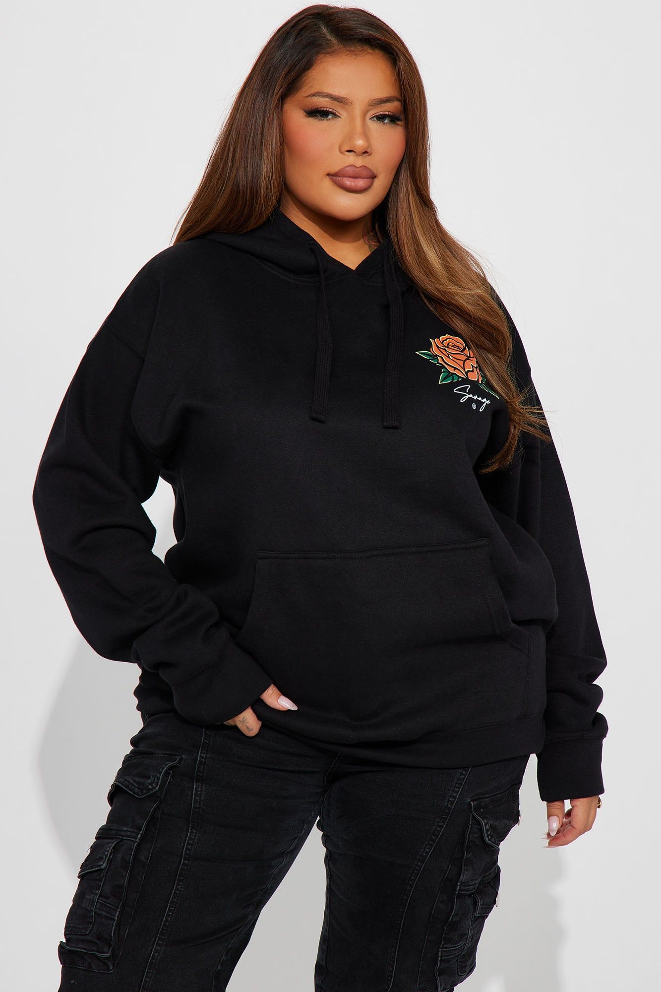 Forever Savage Hoodie - Black sold by Fashion Nova product image thumbnail 5