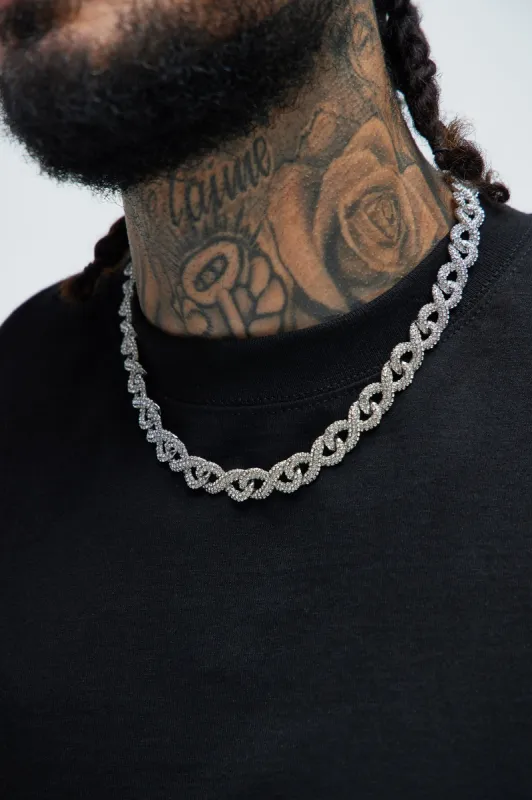 Infinite Ice Necklace - Silver sold by Fashion Nova