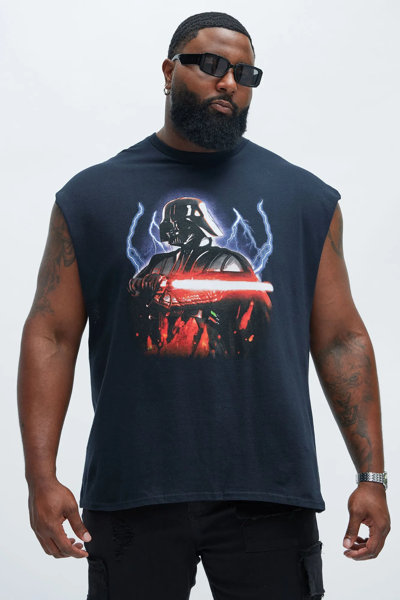 Star Wars The Power Of The Dark Side Sleeveless Tee - Black sold by Fashion Nova product image thumbnail 5